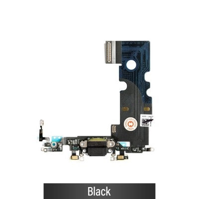 Red Charging Port Flex Cable for iPhone 8-Black Red Charging Port Flex Cable for iPhone 8-Black